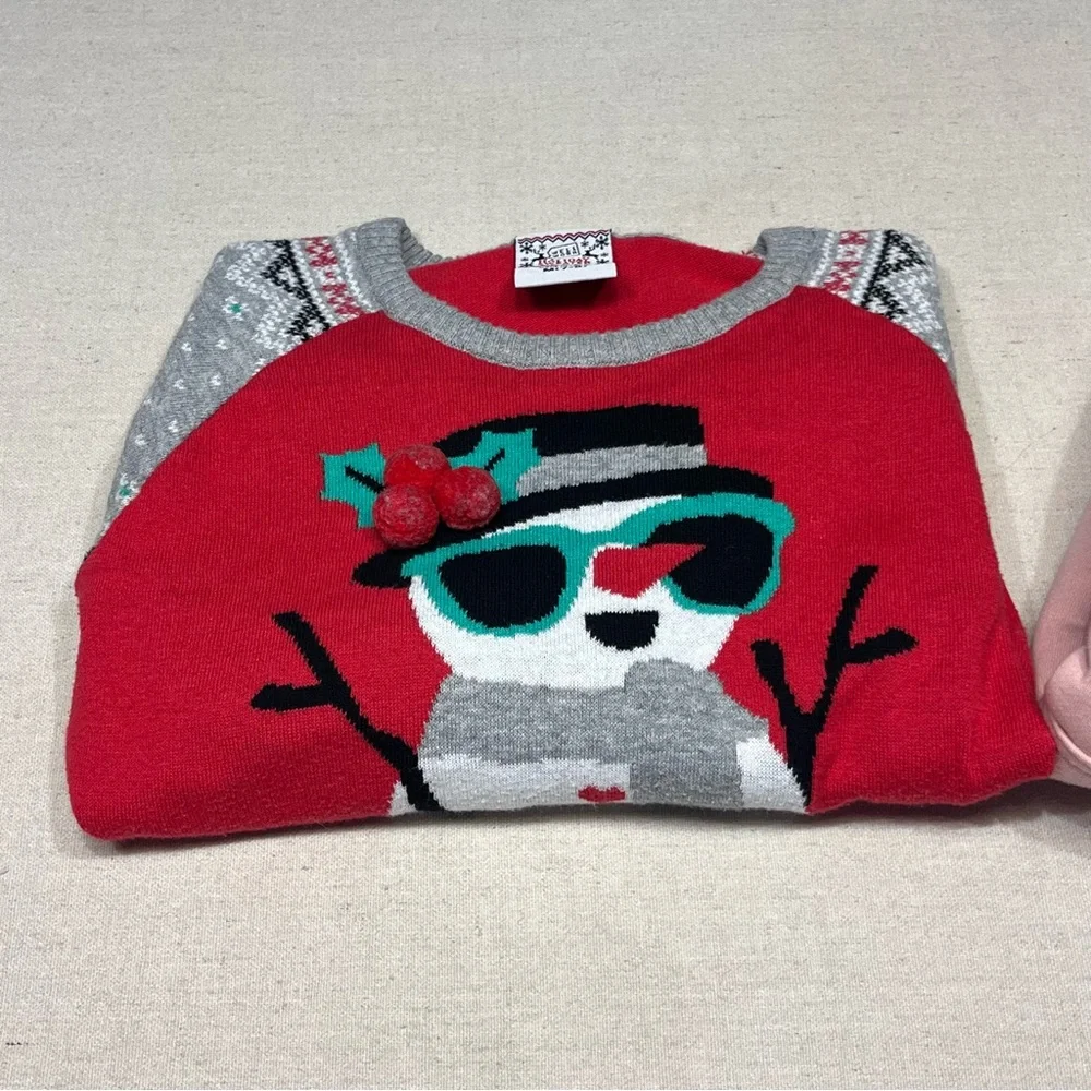 Kids Graphic T-shirt, Holiday Sweater & Hoodie Shirt Set - Size 7/8